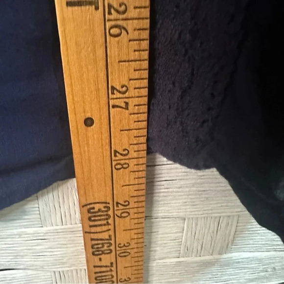 Torrid navy embroidered blouse with beads and lace, pleaded BoHo hippie - Picture 7 of 9